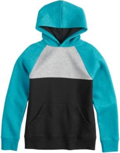 Colorblock Fleece Hoodie for Boys – Comfortable Fit