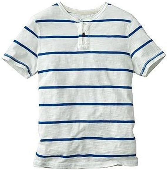 Feeder Striped Slubbed Henley for Men – Casual Fit