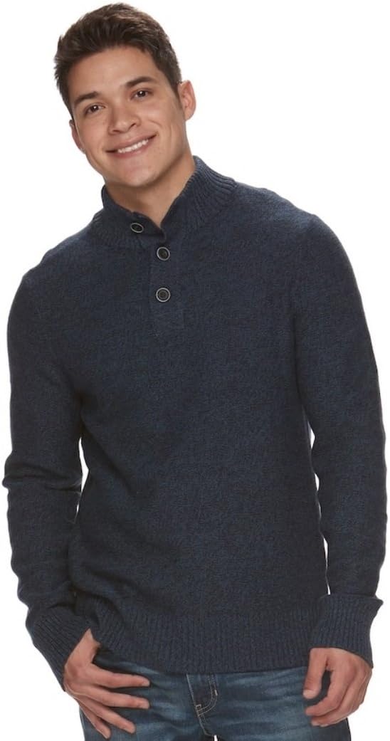 Mockneck Sweater for Men – Casual Fit