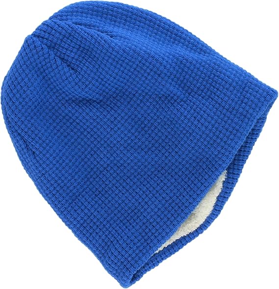 Soft Knit Beanie in Blue – One Size Fits Most